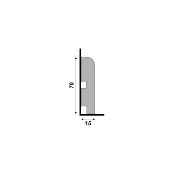 RODAPÉ 446 BRANCO 70X15 2.40M 