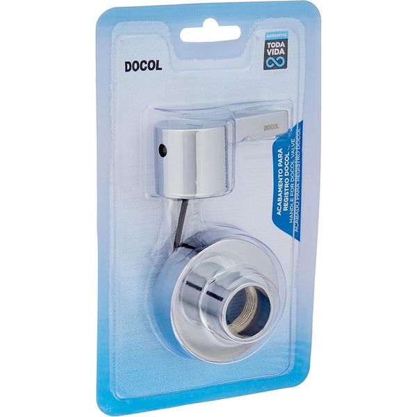 ACABAMENTO PARA REGISTRO DOCOLBASE 1/2", 3/4" E 1" CHESS CROMADO