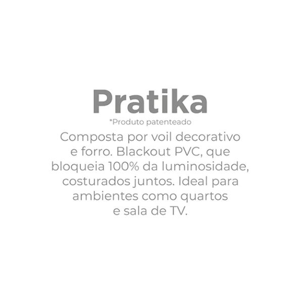 CORTINA PRATIKA LISA SLIM AREIA BELLA JANELA 