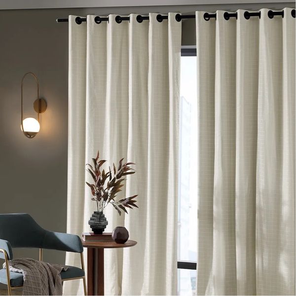 CORTINA PRATIKA YORK SLIM AREIA