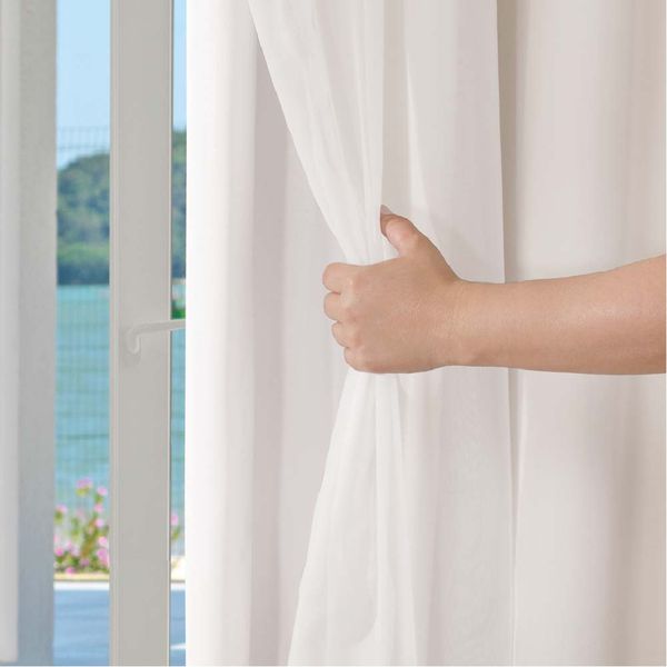 CORTINA PRATIKA 4,20m x 2,80m LISA CROMO BELLA JANELA