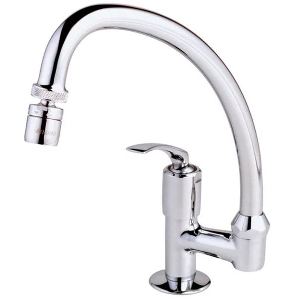 TORNEIRA PARA COZINHA DE MESA CROMADA PRATIKA 1167 FABRIMAR