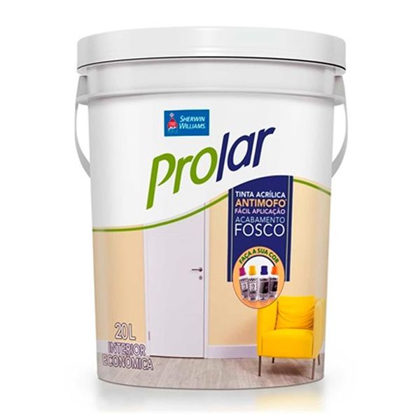 TINTA PROLAR BALDE ACRÍLICO ANTIMOFO 20 LITROS