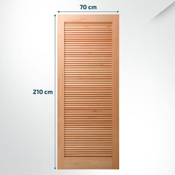 PORTA VENEZIANA EUCALIPTO 210X70CM