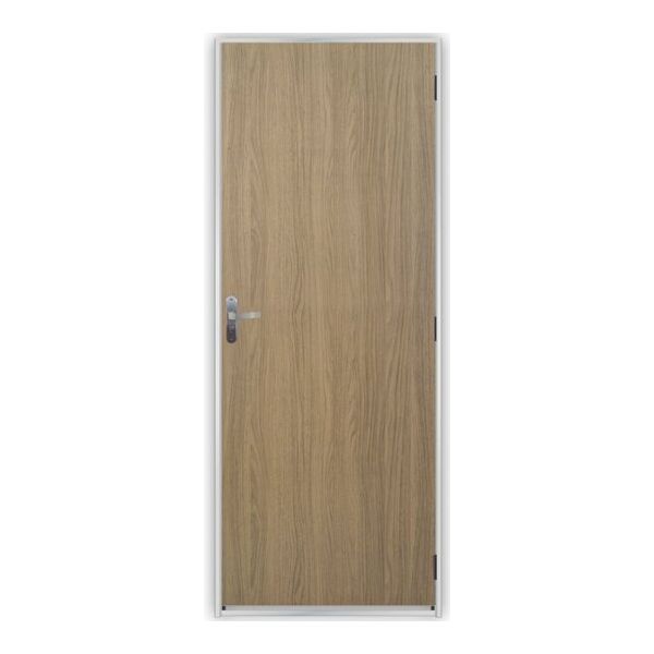 KIT PORTA PRONTA MGM AÇOMAD CARVALHO ALPHA 215X85CM DIREITA