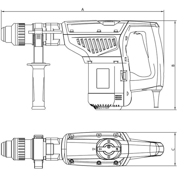 MARTELETE PERFURADOR/ROMPEDOR 1200W 1.9/16" 127V TRAMONTINA