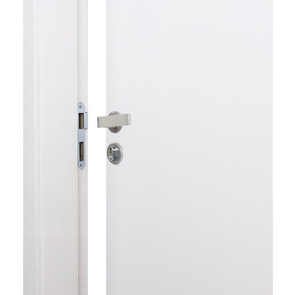 KIT PORTA PRONTA REGULAVEL MGM 215X74CM BRANCA DIREITA
