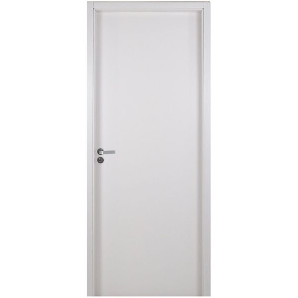 KIT PORTA PRONTA REGULAVEL MGM 215X84CM BRANCA DIREITA 