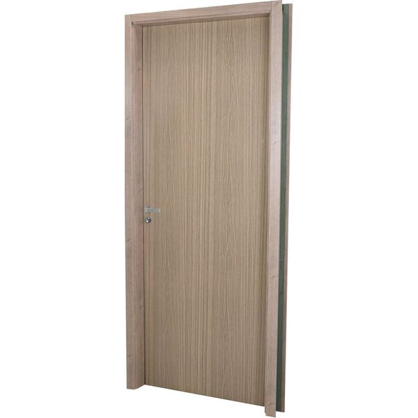 KIT PORTA PRONTA REGULÁVEL MGM 215X74CM CARVALHO ALPHA ESQUERDA