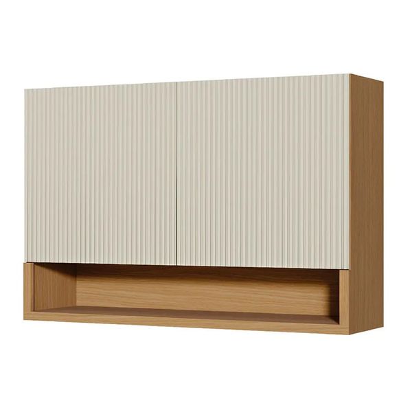 ARMÁRIO AÉREO 2 PORTAS NESHER SIMONE MENDES 120CM 100% MDF
