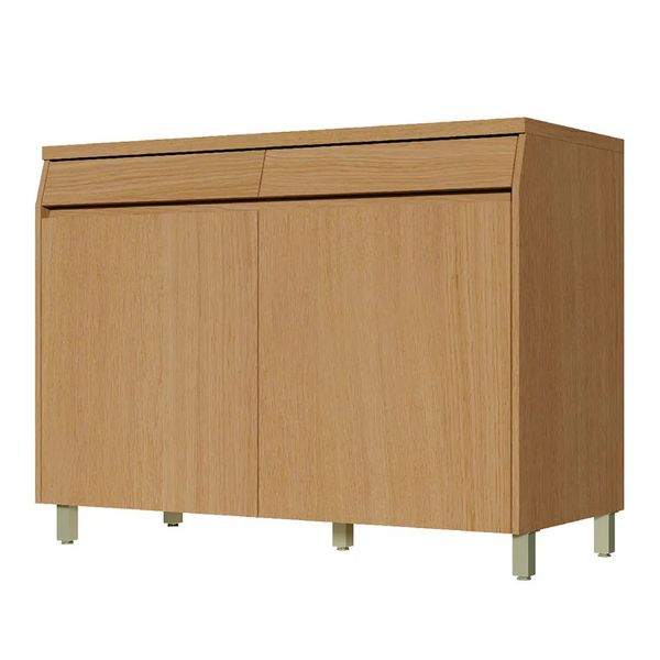 BALCÃO 2 PORTAS 2 GAVETAS NESHER SIMONE MENDES 120CM 100% MDF 