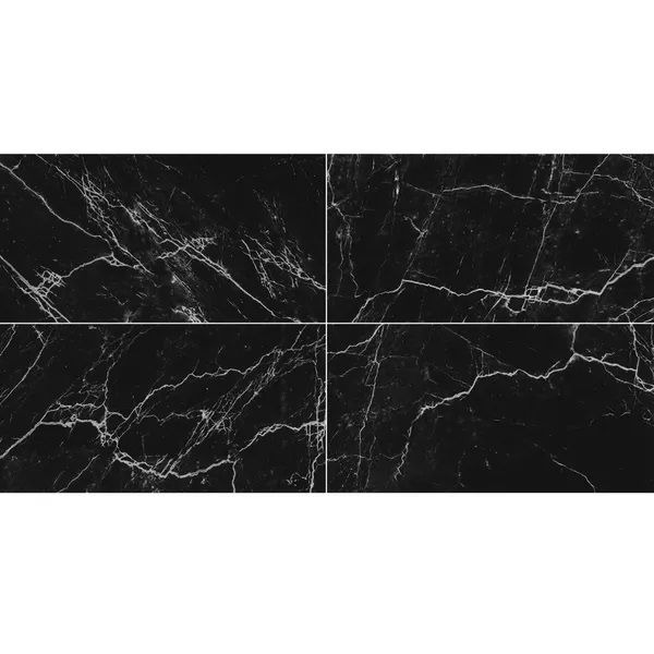 RÉGUA 60X120 FORMIGRES GRAN LIEGE BLACK RETIFICADO POLIDO 