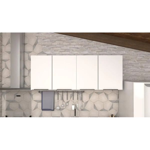 ARMÁRIO AÉREO AÇO JÚPITER BRANCO 150