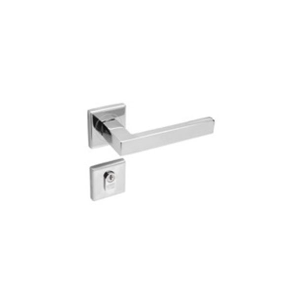 CONJUNTO FECHADURA 455 CROMADO LISO LAFONTE