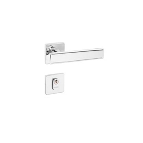 CONJUNTO FECHADURA 751 ZAMAC CROMADO ACETINADO LAFONTE