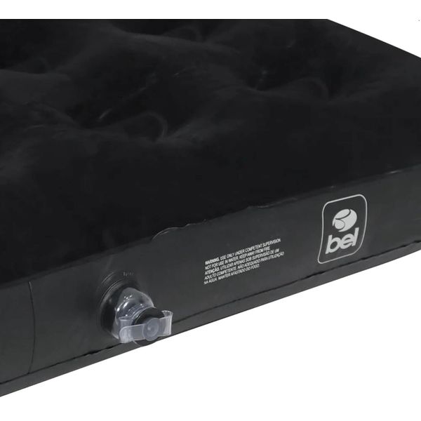 COLCHÃO INFLÁVEL DELUXE COMFORT PRETO - BEL