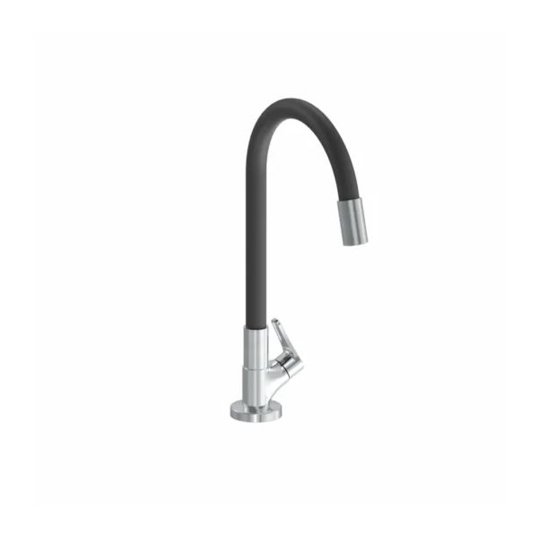 TORNEIRA COZINHA PAREDE NOVA EXACTA TUBO FLEX 1169 CROMADA