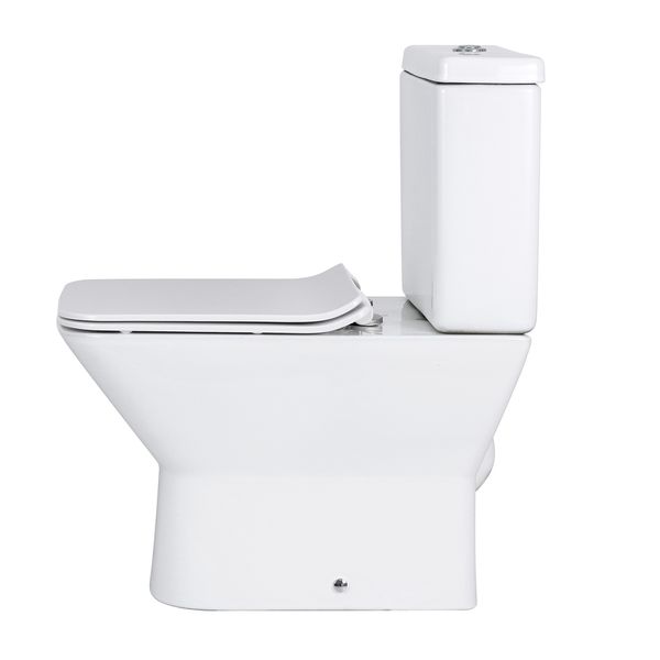 KIT VASO SANITÁRIO COM CAIXA ACOPLADA E ASSENTO BRANCO DUPLO ACIONAMENTO - DECA