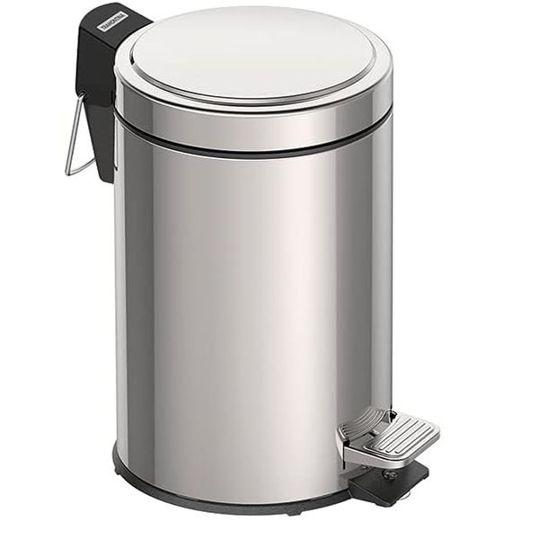 LIXEIRA INOX COM PEDAL BRASIL