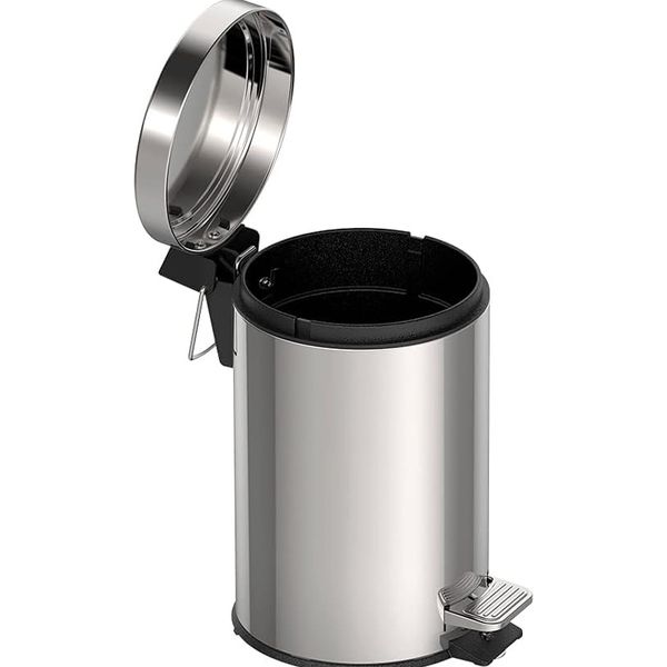 LIXEIRA INOX COM PEDAL BRASIL