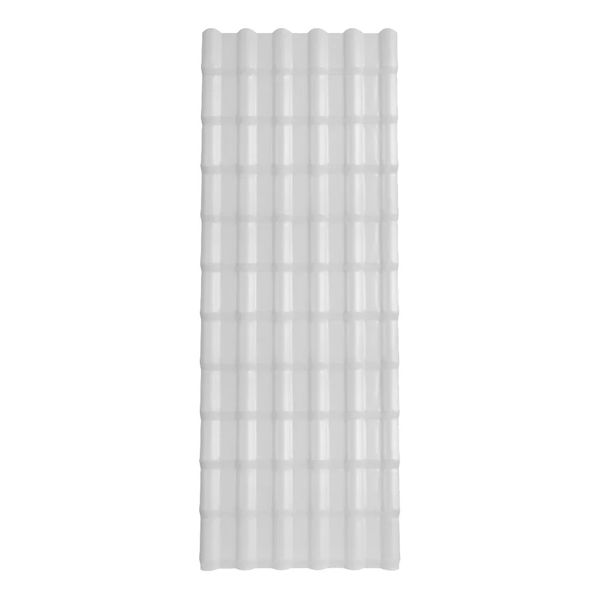 TELHA 242X88 PLAN PVC BRANCA FORTLEV