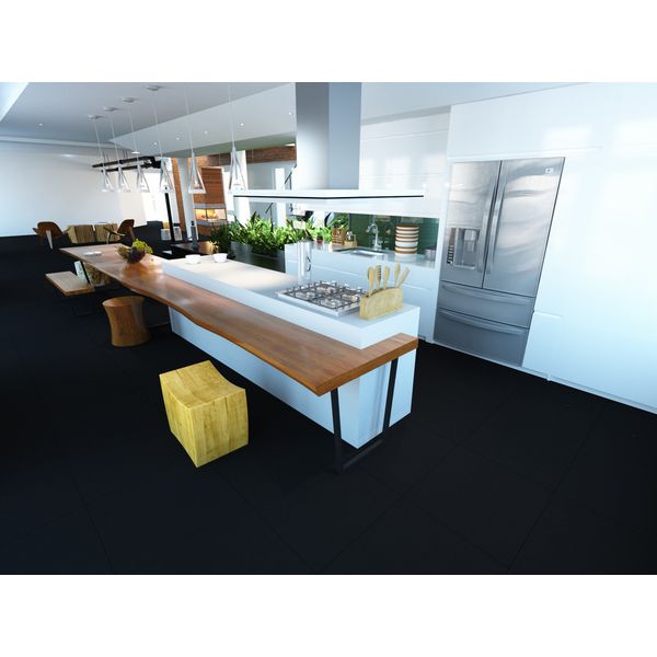 PORCELANATO 84X84 DELTA TERRA NERA ACETINADO 