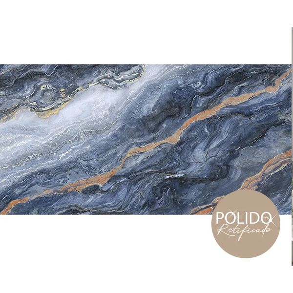 RÉGUA 60X120 FORMIGRES GRAN BALTIC BLUE RETIFICADO POLIDO