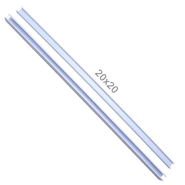 CANELETA PARA FIOS BRANCA POLIESTIRENO 20X20X2000M