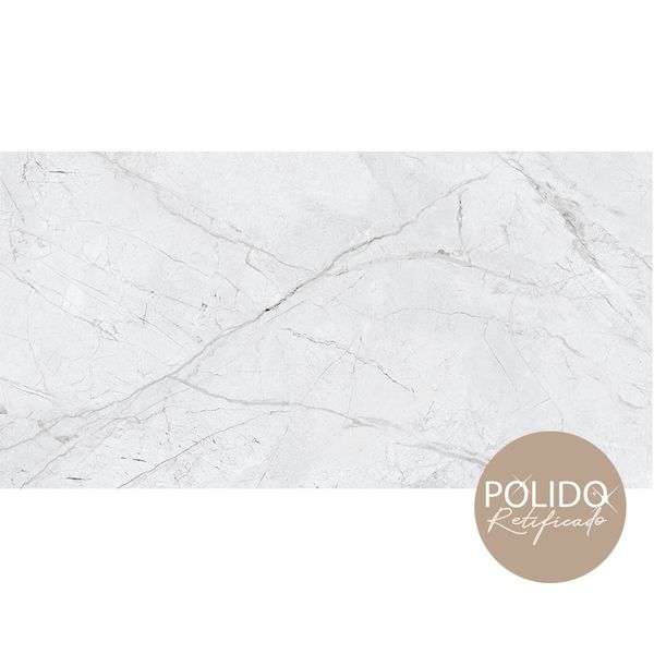 RÉGUA 60X120 FORMIGRES GRAN POLAR CINZA RETIFICADO POLIDO