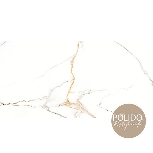 REGUA 60X120 FORMIGRES GRAN MARMI DELUX POLIDO RETIFICADO 