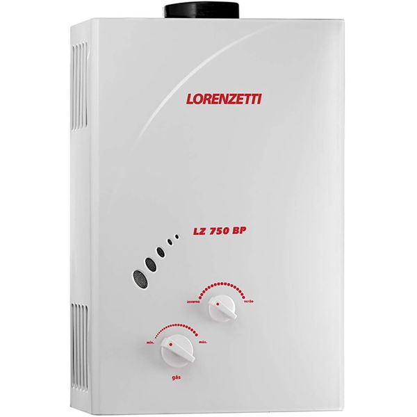 AQUECEDOR A GÁS LZ- 750BP GN LORENZETTI + DUCHA FRIA 7000 F16 CROMADA GRÁTIS