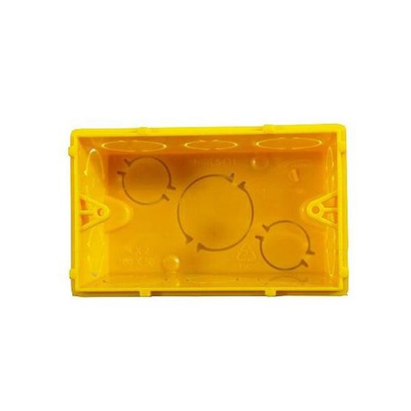 CAIXA DE LUZ 4 X 2 AMARELA ELETRODUTO FLEX - AMANCO