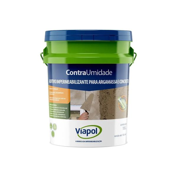 VIAPOL CONTRA UMIDADE BALDE 18 LITROS 
