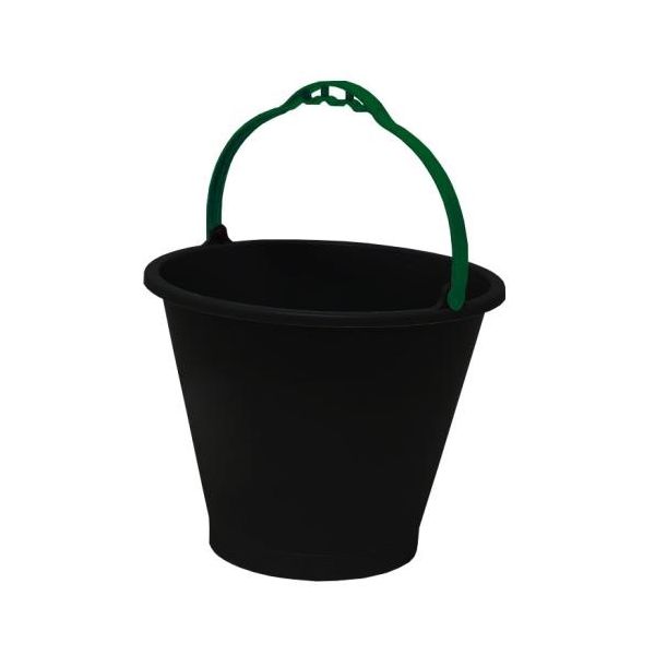 BALDE PARA OBRA MULTIUSO 10 LITROS PRETO - CHROMA