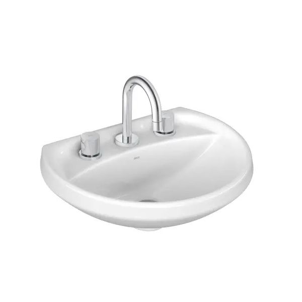 LAVATÓRIO COM COLUNA BRANCO 455X360 IZY