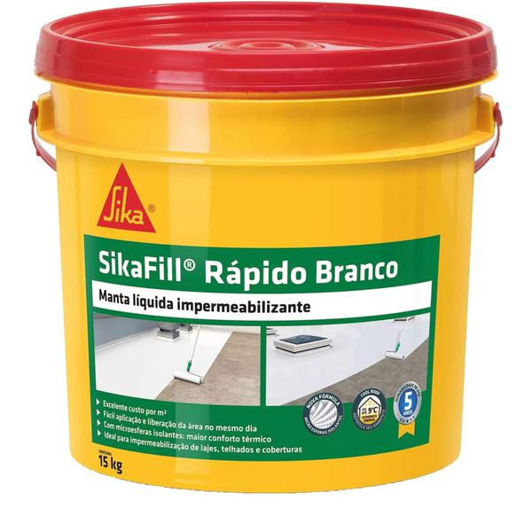 SIKAFILL RAPIDO BRANCO BALDE 15KG
