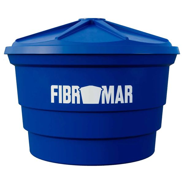 CAIXA D'AGUA POLIETILENO AZUL 1000 LITROS FIBROMAR