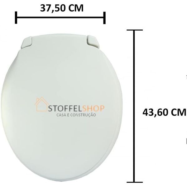 ASSENTO SANITÁRIO ROMA BRANCO - ALUMASA