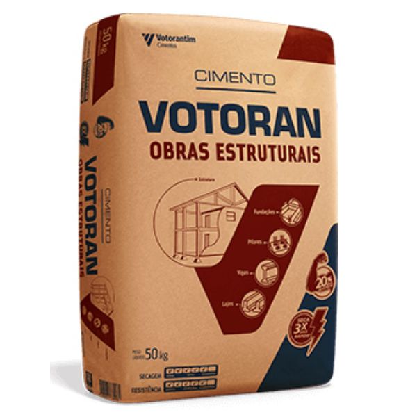 CIMENTO VOTORAN OBRAS ESTRUTURAIS CP2 SACO 50KG