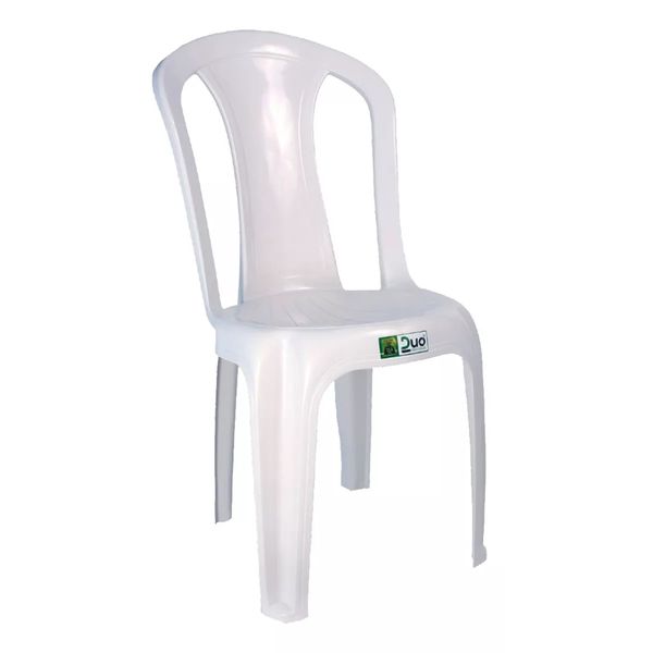 CADEIRA BISTRO SEM BRAÇO DUOPLASTIC BRANCA