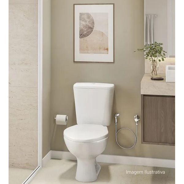 DUCHA HIGIÊNICA BRANCA COM REGISTRO E DERIVAÇÃO - DECA