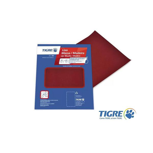 LIXA TIGRE MADEIRA/MASSA G120