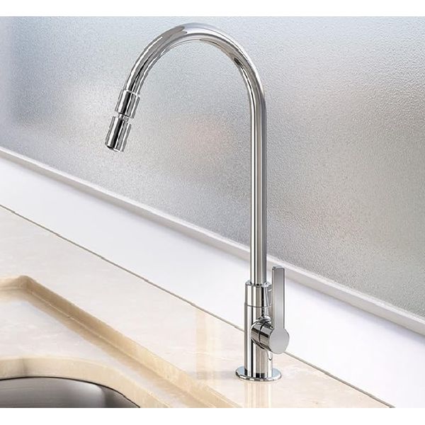 TORNEIRA COZINHA MESA BICA ALTA CHESS CROMADO DOCOL