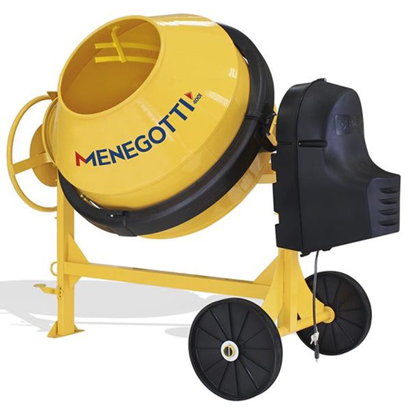 BETONEIRA 400 LITROS PRIME MOTOR MONO 2CV 110V 60HZ BIVOLT COM RODA PLASTICA 
