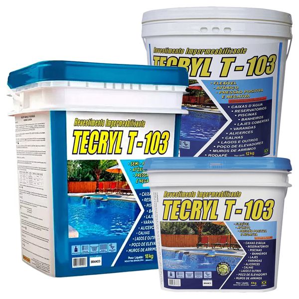 TECRYL T-103 IMPERMEABILIZANTE BALDE 18KG
