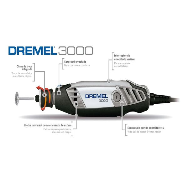 DREMEL MICRORRETIFIC 3000 N/10 127V