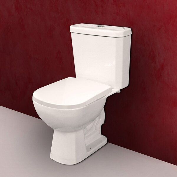 COMBO VASO COM CAIXA ACOPLADA DUAL FLUSH SQUARE BRANCO LORENZETTI