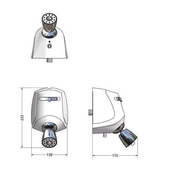 CHUVEIRO DUCHA RELAX BRANCO 220V/5500W LORENZETTI 