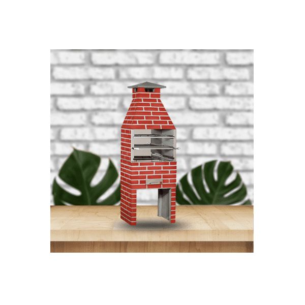 CHURRASQUEIRA BABY TIJOLINHO VERMELHA 