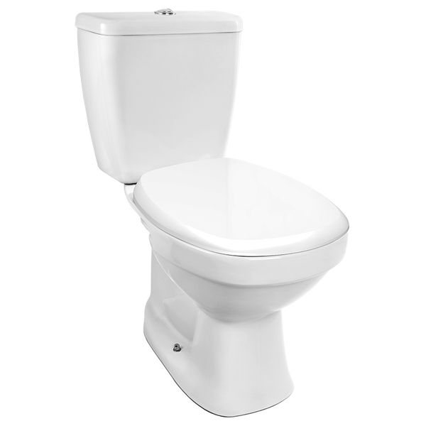 BACIA COM CAIXA ACOPLADA DUAL FLUSH ONE BRANCO LORENZETTI